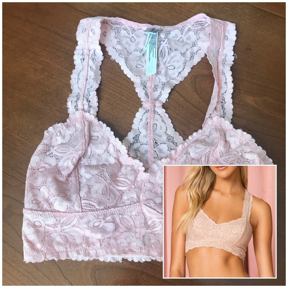 INTIMATELY FREE PEOPLE Galloon Lace Racerback Bra